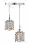 1282d-r-p-cl Mini Elegant Lighting Ss Pendants Chrome 848145023955