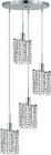 1284d-r-e-bo-ss Euroluxhome Chandelier Pendant Mini Contemporary Round Canopy Ellipse 616524375854