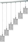 1286d-o-e-lt-ss Euroluxhome Chandelier Pendant Mini Contemporary Oblong Canopy Ellipse 616524369655