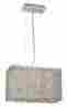 1291d18c-cl Elegant Lighting Moda 11-inch High Crystal Chandelier Rc 3-light 609613236693