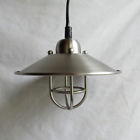 1310-65 Quorum International Caged Mini Pendant Satin Nickel Light Halogen