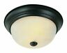 13617 Rob Trans Globe Lighting Indoor Browns Flushmount Rubbed 736916521994