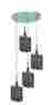 1384d-r-e-jt Elegant Lighting Rc Mini 8-inch High 4-light Chandelier 609613243875