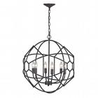 140-005 Elk Lighting Strathroy Orb Chandelier 6 Light 843558081585