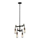 14287-4 Elk Lighting Jonas Chandeliers Weathered Multitone Metal 748119100388