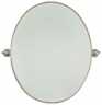1431-84 Minka Lavery Oval Mirror In Nickel 747396073897