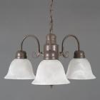 1433-3db Yosemite Home Decor Manzanita Dark Brown Hanging Chandelier 845805005191