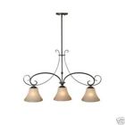 14710 Hampton Bay Essex Island Light Fixture Aged Black Finish Tea