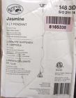 148360 Hampton Bay Jasmine Collection Sm Hanging Pendant Chrome