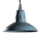 1517182002 - Vintage Goshen Hanging Blue Lamp