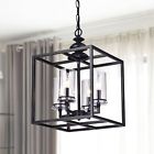 15891 Black Iron Chandelier Light 609753615891