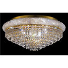 15lit 28 Mayorista Palace Precio Flush Chandelier Light Mount Crystal Bagel "