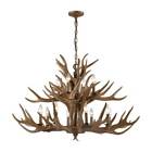 16317-8 4 Elk Lighting Light Wide Antler Chandelier Accents 748119113784