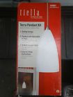 164684 Tiella Terra Pendant Kit White Glass Rare Set