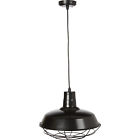 38737 16in. Pendant Barn Diameter Item Hanging Light Npower Black