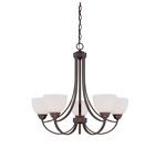 17118-026 Millennium Lighting Oil Rubbed Bronze Chandelier