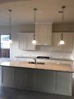 17161 Hampton Bay Set Of Frosted Glass Kitchen Bar Island Pendant