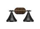 1752-410-dg Toltec Lighting Blacksmith Bath Bar Dark Granite Metal 009025101679