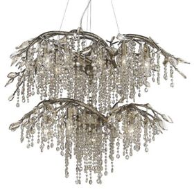 170-bel-4362039 18 Light 2-tier Chandelier In Organic Style 27.5 Inches High By 40 Wide