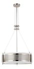 180099 4 Slate - Fabric Light Pendant Id Gray Shade
