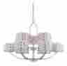 180213 60 4630 Nuvo 9 Light Chandelier Slate Gray Fabric Shades Id 045923646300