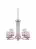 180240 60 4685 Nuvo 5 Light Chandelier Frosted Glass Id 045923646850