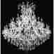 1810c-5254 Artistry Lighting Chandeliers Maria Theresa Collection Chrome W52 H54 L40 1