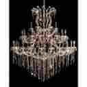 1810gt-6072 Artistry Lighting Chandeliers Maria Theresa Golden Teak W60 H72 L48 1