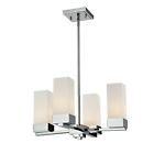 190-4 Z-lite 4 Light Chandelier Matte Opal New 685659023565