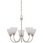 190006117tia Lighting Fixture Nickel Chandelier 5 Ceiling Matte Thomas Light