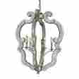 19102 748119070575 Elk Lighting 4 Mariana Collection Light Pendant Speckled Silver