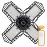 191171381811 Neporal Remote Control Garage Light Aluminum Panels Deformable