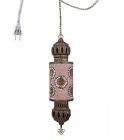 19231 River Of Goods Turkish Mosaic Cylinder Pendant Ceiling Fixture Red