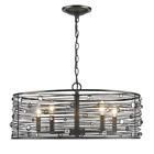 1998-5 Ebb Golden Lighting Bijoux Brushed Etruscan Bronze Chandelier 844375043244