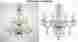 1ea-243 1ea-26 8-whiteshades Crystal Chandelier Set Of 2 Chandeliers Lighting 18 And 8 Lights White Shades