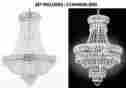 1ea-448 Crystal Chandelier Set Of 2 1 French Empire Lighting W 9 Lights And 6