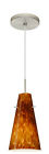 1jt-4124ce-sn Besa Lighting Cierro Cone Pendant Satin Nickel Ceylon 767893689711