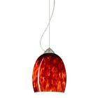 1kx-169741-sn Besa Lighting Lucia Satin Nickel Incandescent Mini Pendant 767893832193