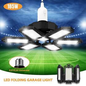 Mj0033801 1pack 185w Led Garage Light Super Bright Shop Ceiling Lights Deformable Lamp Us