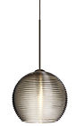 1xt-461500-br Besa Lighting Kristall Globe Pendant Brushed Bronze Clear 767893912468