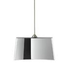 1xt-6773mr-led-sn Besa Lighting Groove Satin Nickel Led Mini Pendant 767893358242