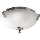 P3290-09 2-light Collection Lighting Wisten Nickel Brushed Progress Flushmount