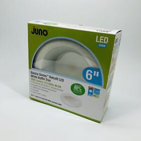 90cri 2-pack Juno 6inch Inch Retrofit Led White Baffle Trim 1000 Lumens 13.5 Watts A3