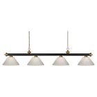 200-4brzsg-pwh Z-lite 4 Light Billiard 685659074710