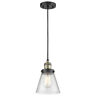 201c-bab-g44 Innovations Lighting Franklin Restoration Large Cone Mini Pendant 663481246819