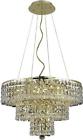 2037d20g-ec Euroluxhome Chandelier Pendant Maxime Contemporary Gold Black Elegant 616524339481