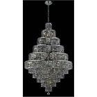 2039d32c-ss-rc Elegant Lighting Maxim Chrome Chandelier With Silver Royal 848145044264