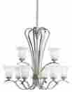 2086ni Wedgeport Kichler Lighting Chandelier 9lt Brushed Nickel