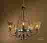 7929779 21007 Uttermost Tuscan Oil Rubbed Bronze Brown Glass Vetraio 5 Light Dining Chandelier Fixture 792977210079