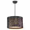 7929775 21104 Uttermost Alita Aged Black Drum Pendant 792977211045